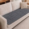Marlow Corduroy Sofa Cover Pet Friendly Non Slip Washable 70 x 180cm Deep Grey