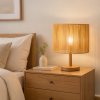 Emitto Lamp Shade Boho Woven Paper Rope Metal Frame Easy Fit Pendant Yellow