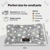 Skylos Dog Bed Arctic Fleece Soft Pet Cushion Mattress Small Dog Puppy Crate Mat