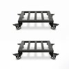 Toque Plant Caddy with Wheels Heavy Duty Rolling Plant Stand Trolley 2PCS