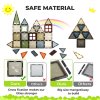 Dekko Magnetic Tiles 60PC for Kids Building Blocks Construction Fun Activity Kit