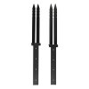 Traderight Fence Post Repair Stakes Kit Powder-Coated Metal Garden Fence Support