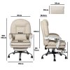 Levede Office Chair Ergonomic Executive Chair Heavy Duty 155??Reclining Leather