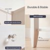 Levede Bedside Table Slim Modern End Table Drawer & Shelf Bedroom White
