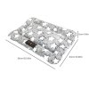 Skylos Dog Bed Arctic Fleece Soft Pet Cushion Mattress Small Dog Puppy Crate Mat