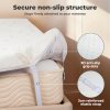 Lavio Mattress Topper Memory Foam Double Dual Layer Pressure Relief Anti Slip