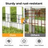 Levede 25 Pack Animal Barrier Metal Decorative Garden Fence Outdoor Pet Border