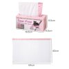 Skylos Cat Litter Bags for Robot Litter Box Drawstring 120 Pack HDPE Pink