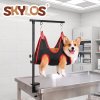 Skylos Dog Grooming Table Arm Adjustable 270 Steel Clamp Hammock for Home Black
