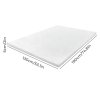 Lavio Double Mattress Topper 5cm Memory Foam Bamboo Charcoal Washable Non Slip