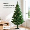 Santaco Christmas Tree 180Cm Artificial Xmas Spruce 483 PVC Stand Indoor Green