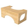 Levede Bamboo Squatty Potty Squatting Toilet Poop Stool Bathroom Non-Stick
