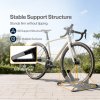 MONVELO Bike Stand Floor Rack Adjustable ABS For Mountain Bikes Garage Black