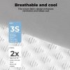 Lavio Ergonomic Cervical Memory Foam Pillow for Neck Pain Relief Cool Breathable