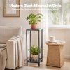 Levede 2 Tier Plant Stand Flower Pot Rack Shelf Planter Holder Indoor Outdoor