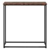 Console Hall Table Slim Entryway Hallway Sofa Table Display Shelf Industrial