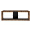 Levede TV Unit Cabinet Stand LED Storage Height Adjustable Living Room Wood RGB