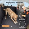 Skylos Dog Car Seat Cover Waterproof Pet Back Seat Hammock Safety Protector