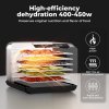 Spector Electric Food Dehydrator 6 Stainless Steel Trays Touch Control 72H Timer