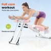 Centra Adjustable AB Machine Foldable Abdominal Trainer Home Workout LED Monitor