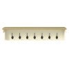 Levede Coat Rack Wall Mounted Shelf 7 Double Hooks Storage Entryway Hallway
