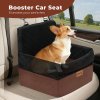 Skylos Dog Booster Car Seat Portable Travel Carrier Bed Basket Pet Puppy Black
