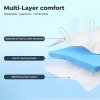 Lavio Mattress Topper Pillowtop Memory Foam Bamboo Cover Bed Protector Double