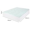 Lavio Mattress Topper Pillowtop Memory Foam Bamboo Cover Bed Protector Double