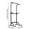 Centra Pull Up Station, 9-Height Adjustable, 150kg Carbon Steel, Black