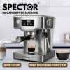 Spector Ultra Espresso Machine with LCD Display, Barista Coffee Machine