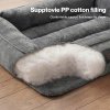 Skylos Orthopedic Dog Bed Large Soft Arctic Velvet Pet Bed Mattress Anti-Slip XL