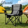 Levede Oversized Folding Camping Chair Portable Outdoor Garden Beach Chair 200KG