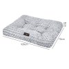 SKYLOS Large Dog Bed Plush Soft Rose Velvet Non-Slip Pet Crate Keneel Mat 3XL