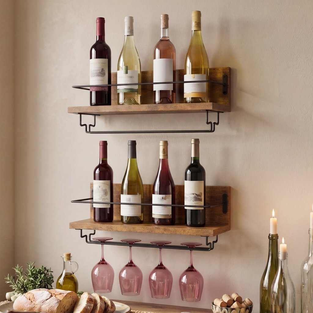 Wall-Mounted Wine Racks Image