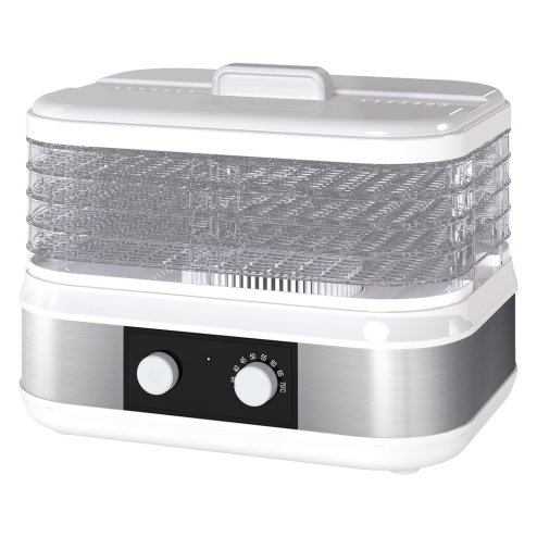 Spector 5 Tray Stainless Steel Food Dehydrator Jerky Fruit Vegetable Dryer White Image