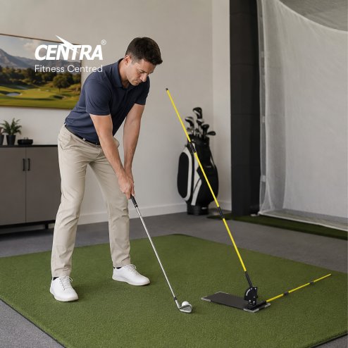 Centra Golf Alignment Sticks for Plane Accuracy With Carry Bag Outdoor Practice