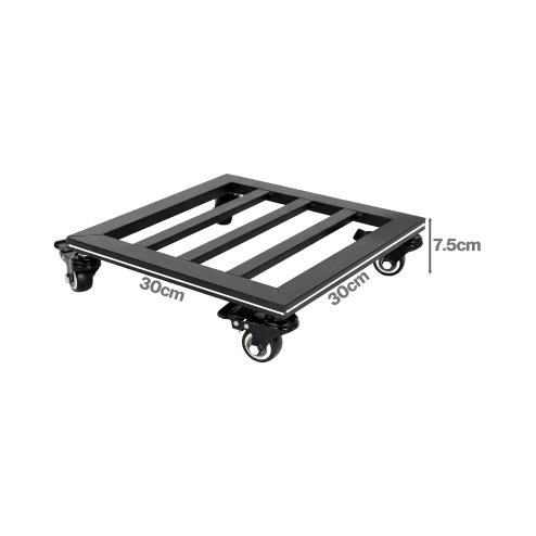 Toque Plant Caddy with Wheels Heavy Duty Rolling Plant Stand Trolley 2PCS