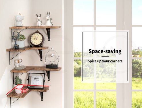 Levede 40.5x29cm Bookshelves