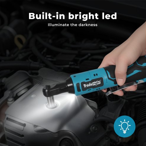 Traderight Electric Cordless Right Ratchet 3/8