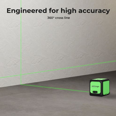 Traderight Green Laser Level Self Leveling Green Light IP54 Water Resistant