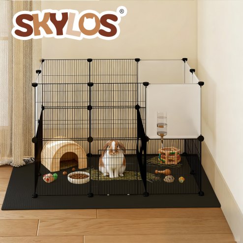 Skylos Small Pet Playpen Hamster Run Puppy Rabbit Chinchilla Enclosure Fence