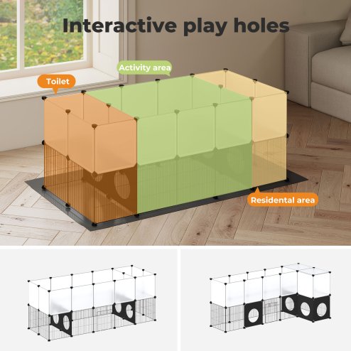 Small Animal Playpen Puppy Bunny Hamster Exercise Run Rabbit Enclosure Indoor
