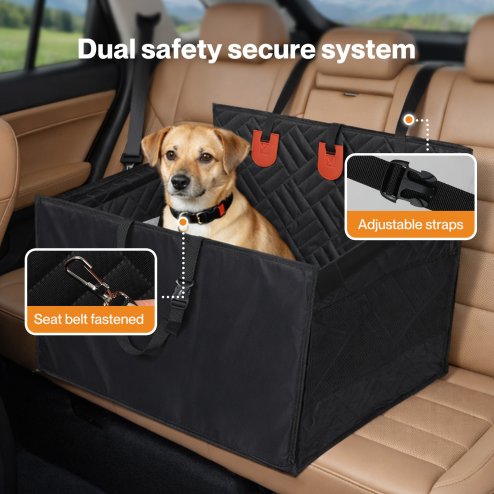 Skylos Waterproof Dog Car Seat Rear Cover Safety Protector Pet Hammock Non Slip