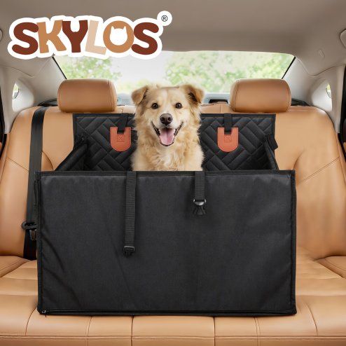 Skylos Waterproof Dog Car Seat Rear Cover Safety Protector Pet Hammock Non Slip
