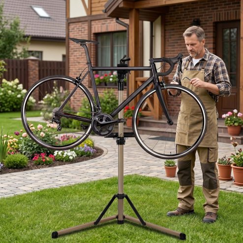 MONVELO Bike Repair Stand Adjustable Bicycle Maintenance Station Rack Folding
