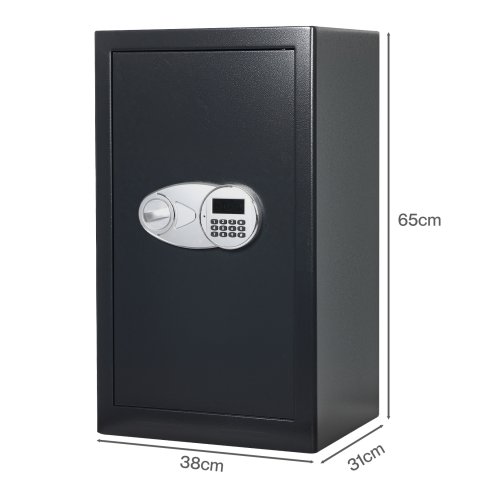 Levede Digital Safe Box Large Fireproof with Key Password Home Office  Security