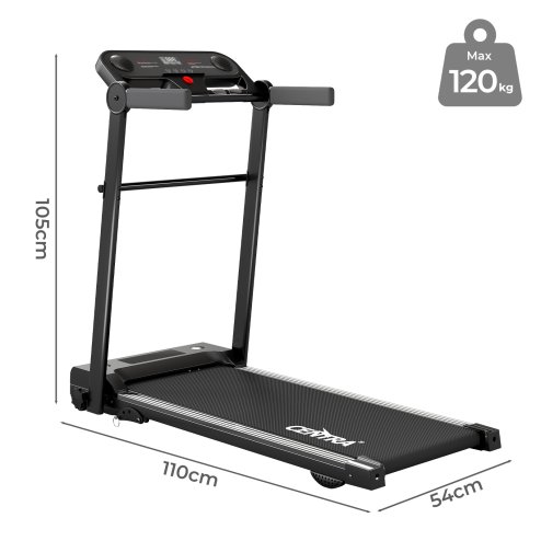 Centra Folding Treadmill for Home Incline Running Machine Walking Pad Bluetooth
