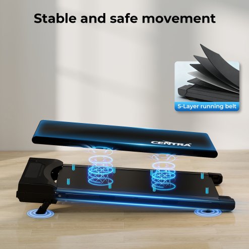 Smart Walking Pad Treadmill Running Machine Folding Bluetooth App Remote Control