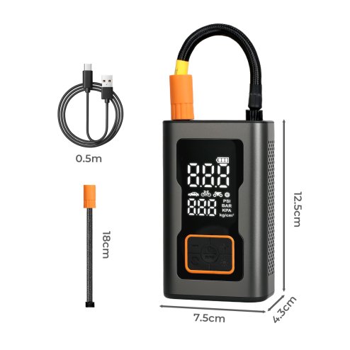 Manan Car Tyre Inflator Digital Portable Tyre Air Compressor Pump 12V Electric