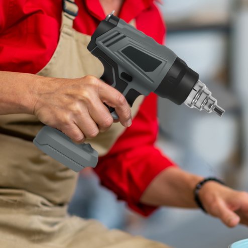 Traderight For 21V Battery Hot Air Gun Cordless Electric Heat Gun with 5 Nozzles